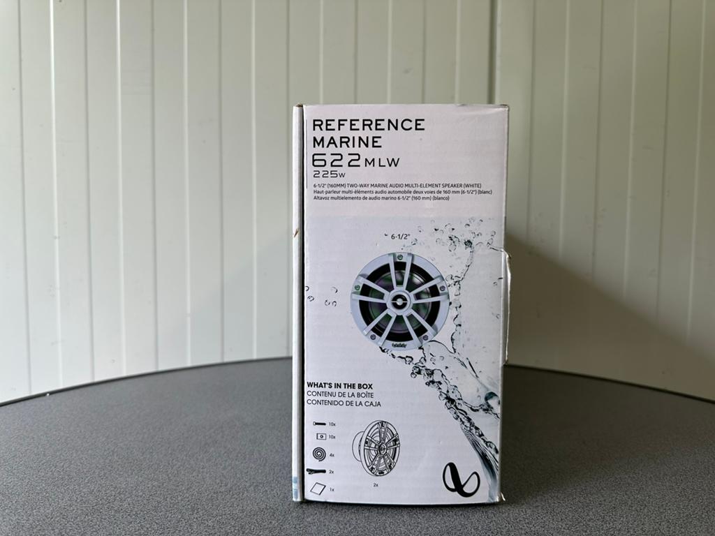 Infinity 622MLW 6.5 "2-way Marine Speakers - wit, Ophalen of Verzenden, Zo goed als nieuw