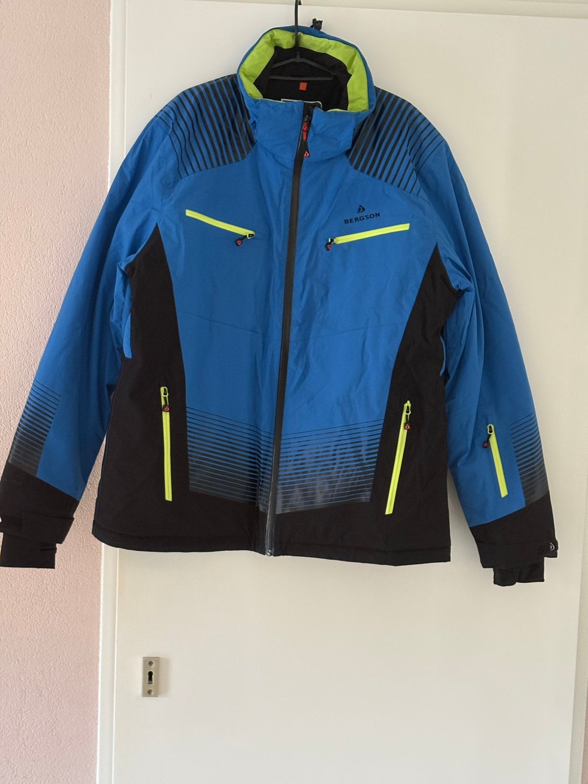 Skijas ski jas Bergson Taavi maat xl 54, Ophalen of Verzenden, Zo goed als nieuw, Maat 56/58 (XL), Jack