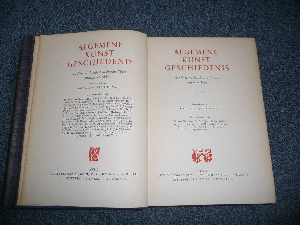 De kunst der menscheid van de oudste tijden tot heden, Ophalen of Verzenden, Gelezen, Prof. Dr. F. W. S. Thienen