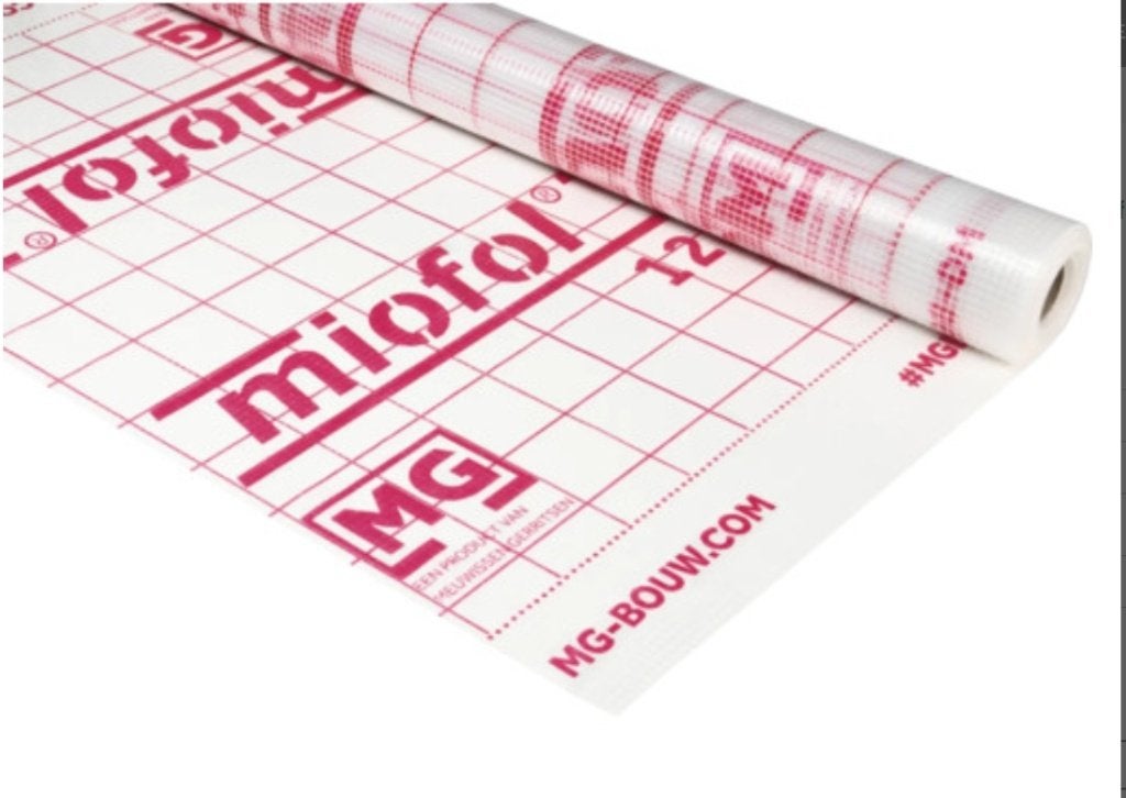 miofol 125s Gewapende dampremmende folie 20m, Doe-het-zelf en Verbouw, Isolatie en Afdichting, Nieuw, 15 m² of meer, Ophalen, Minder dan 4 cm