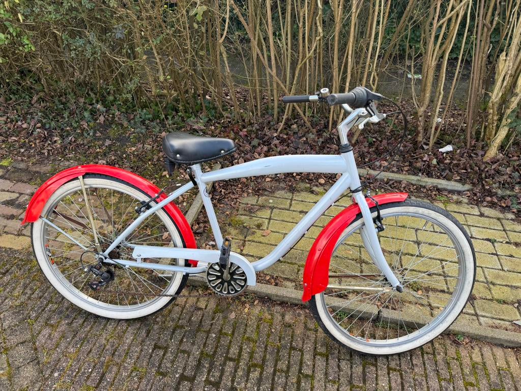 Cruiser honolulu fiets, Fietsen en Brommers, Staal, Cruiser, Heren, Ophalen of Verzenden
