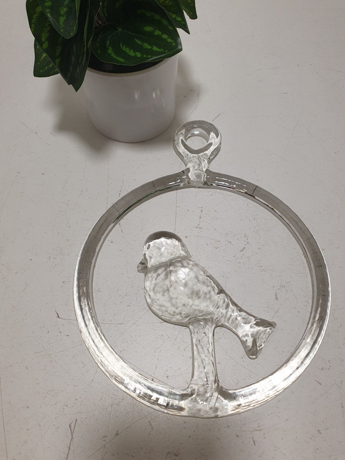 Kosta Boda glazen raamhanger – vintage Zweeds design, Ophalen of Verzenden