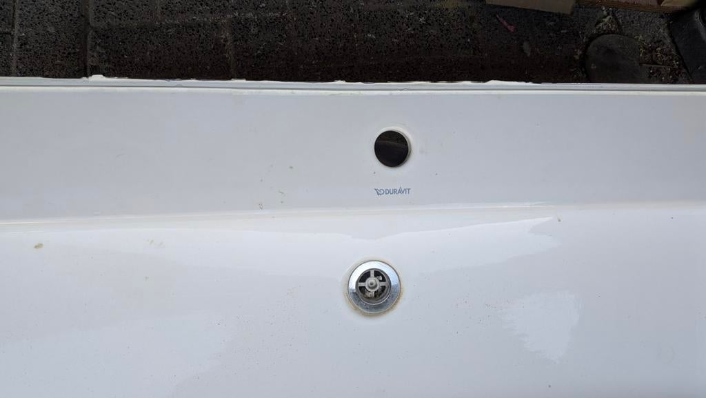 Wastafel Duravit, Ophalen of Verzenden, Zo goed als nieuw, Wasbak of Wastafel