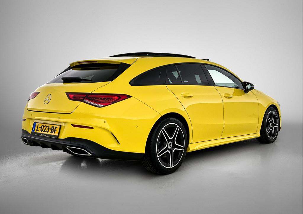 Mercedes-Benz CLA-Klasse Shooting Brake 200 AMG Nightpakket, 730 kg, Gebruikt, LED verlichting, 163 pk