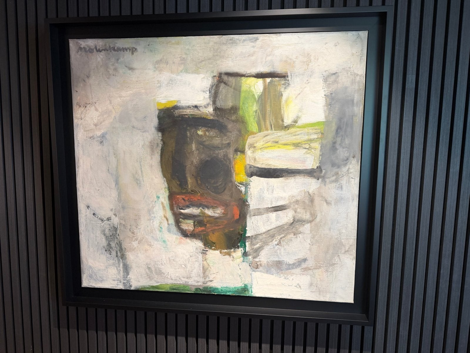 Mooi schilderij van Nico Molenkamp met nieuwe lijst, Ophalen