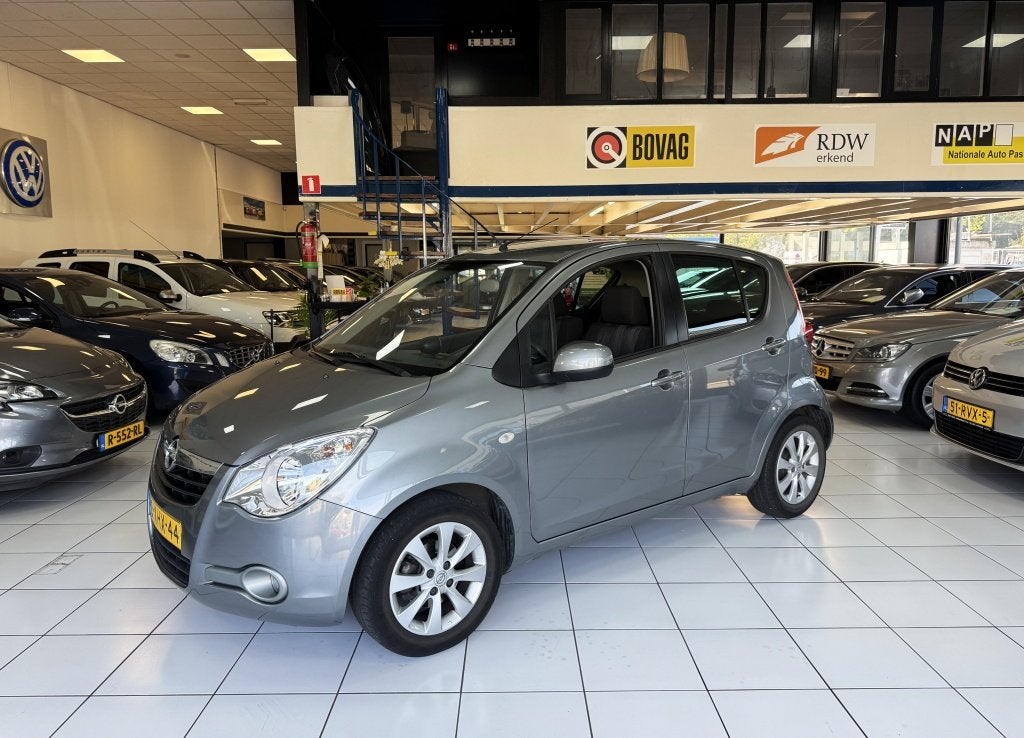 Opel Agila 1.0 Berlin Bovag Garantie Airco (bj 2014), Euro 5, Stof, Gebruikt, 31 €/maand
