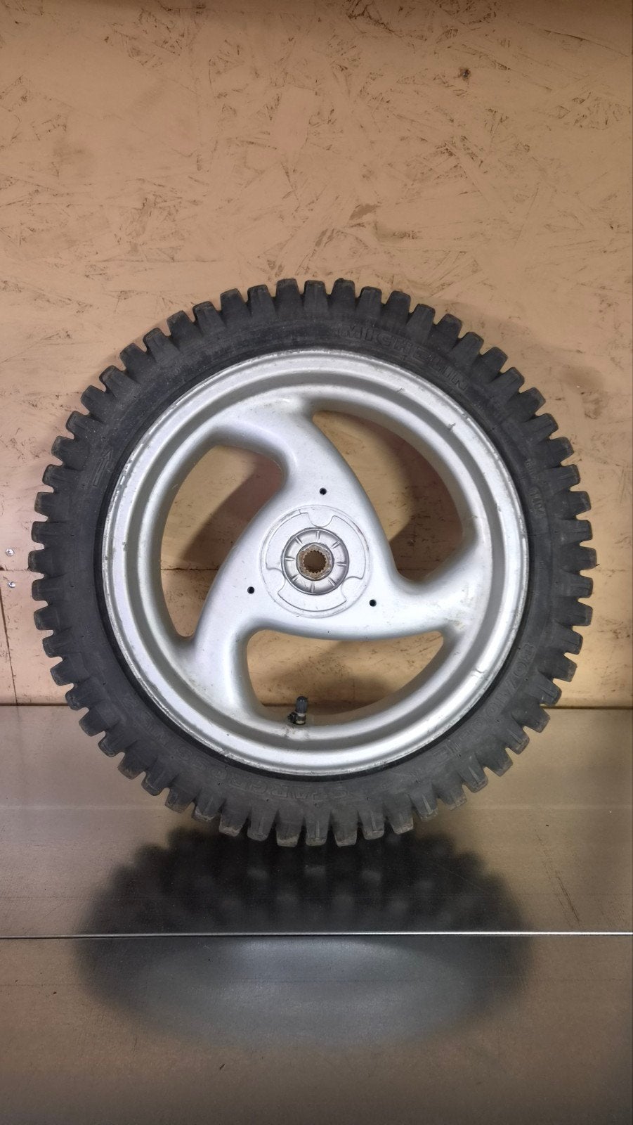 Achtervelg met noppenband voor Peugeot Vivacity/Speedfight, Gebruikt, Ophalen of Verzenden, ., Peugeot