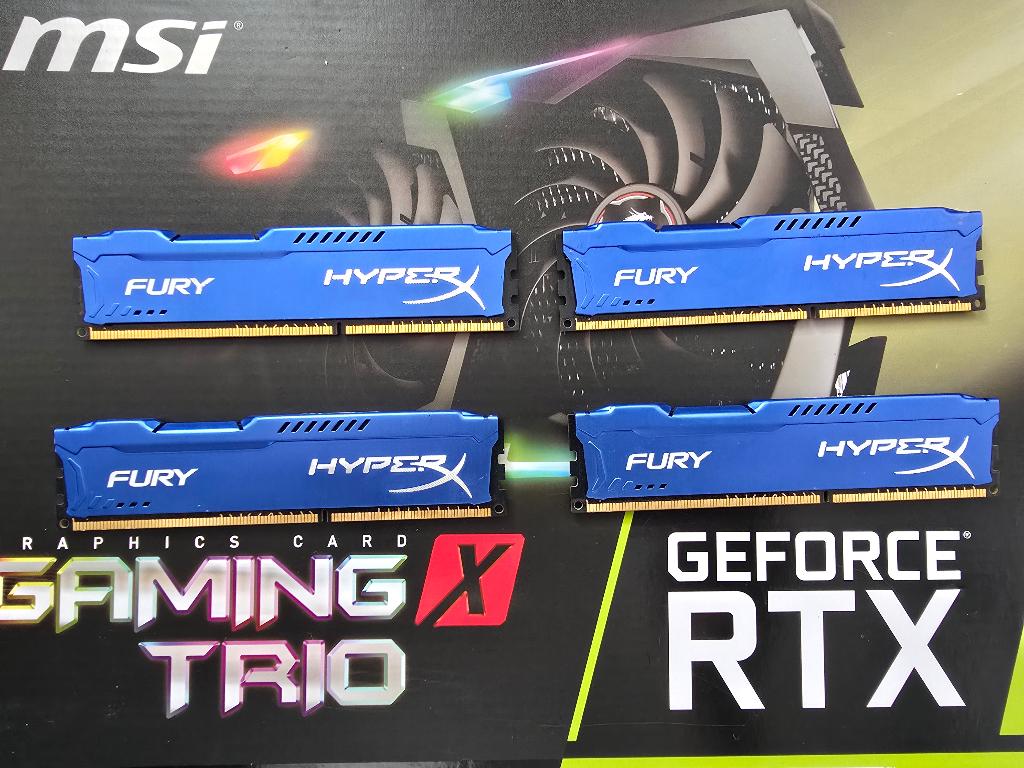 16GB DDR3 Kingston Hyper X HX316C10FK2/8, DDR3, Ophalen of Verzenden, Zo goed als nieuw, Desktop