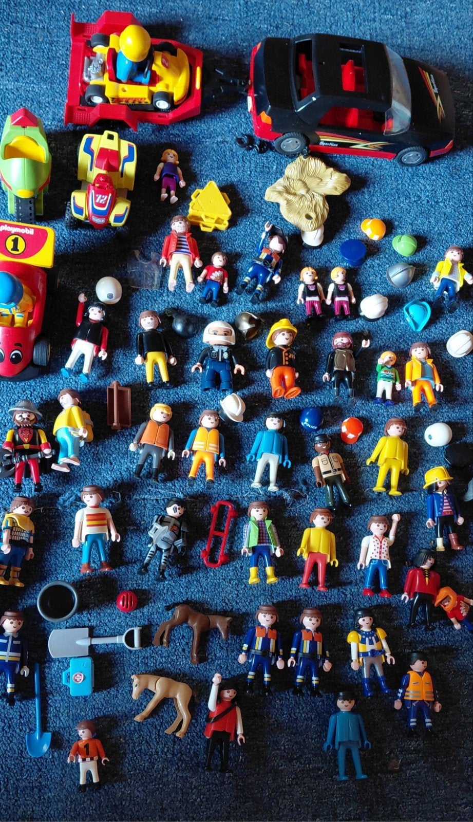 Playmobil auto's, poppetjes, beesten etc, Ophalen of Verzenden, Gebruikt, Complete set, Voertuig