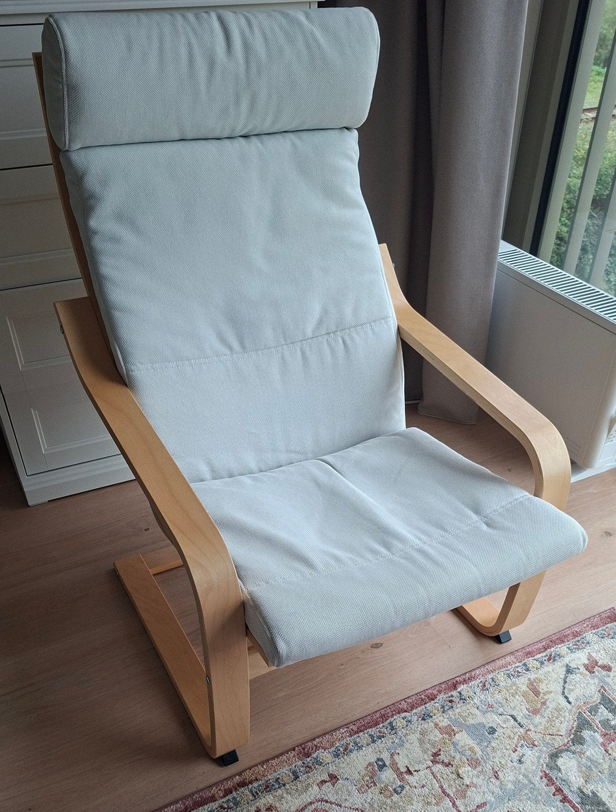 Ikea Poang stoel (wit), Ophalen, Gebruikt, Wit, Eén