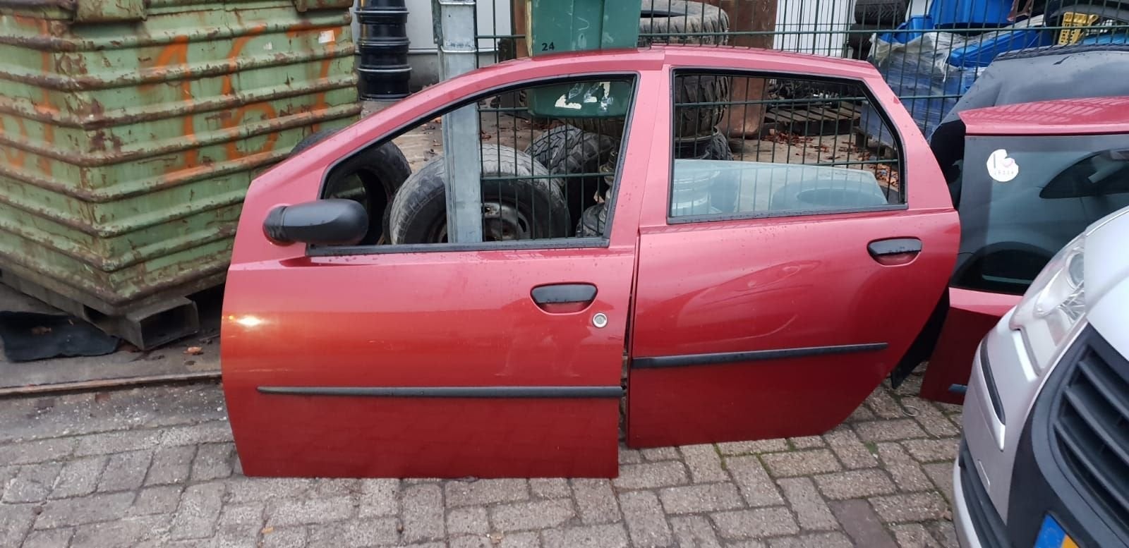 FIAT PUNTO PORTIEREN LV+LA BJ 99 TOT 2003, Gebruikt, -, Deur, -