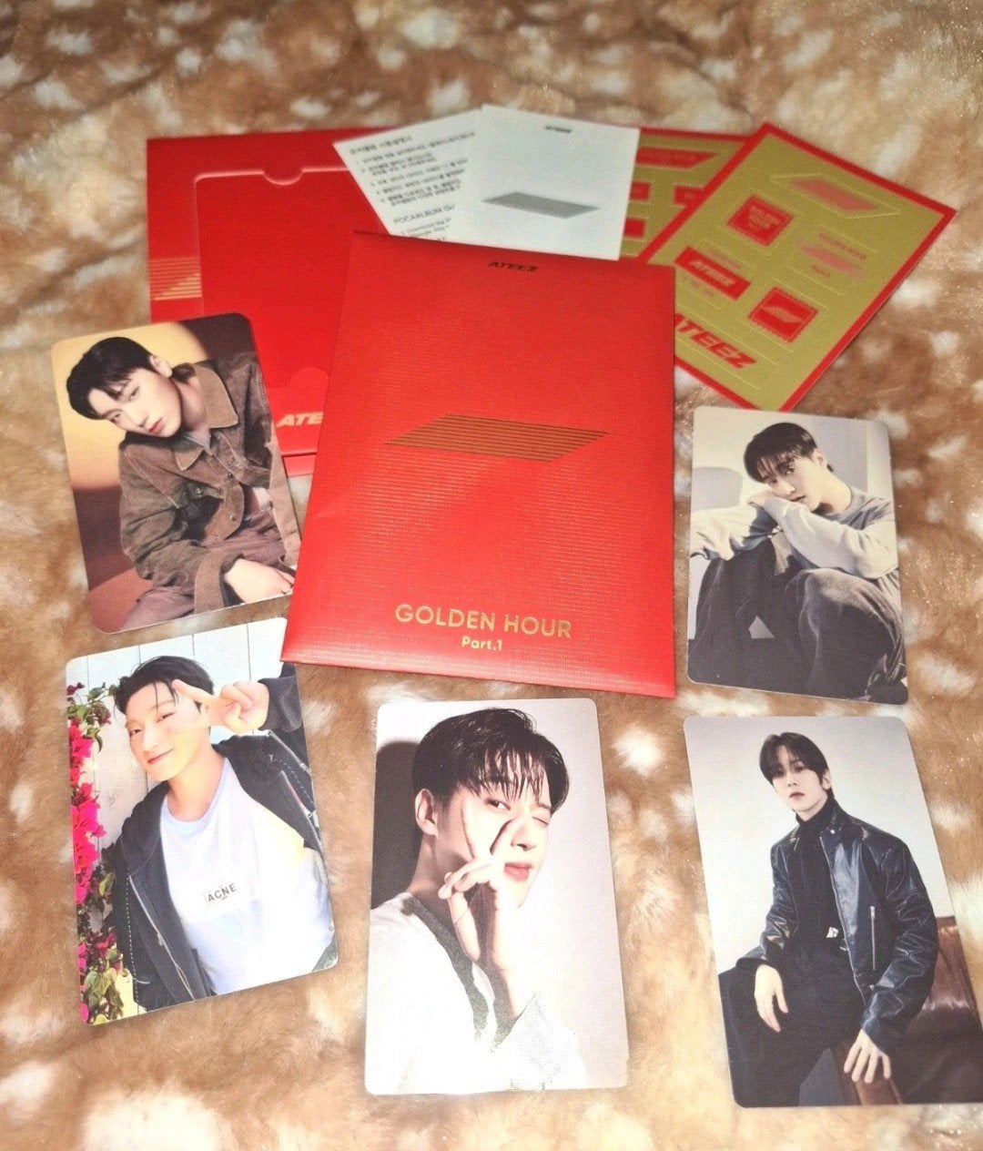 ATEEZ golden hour album part.1, Verzenden, Zo goed als nieuw, Foto of Kaart