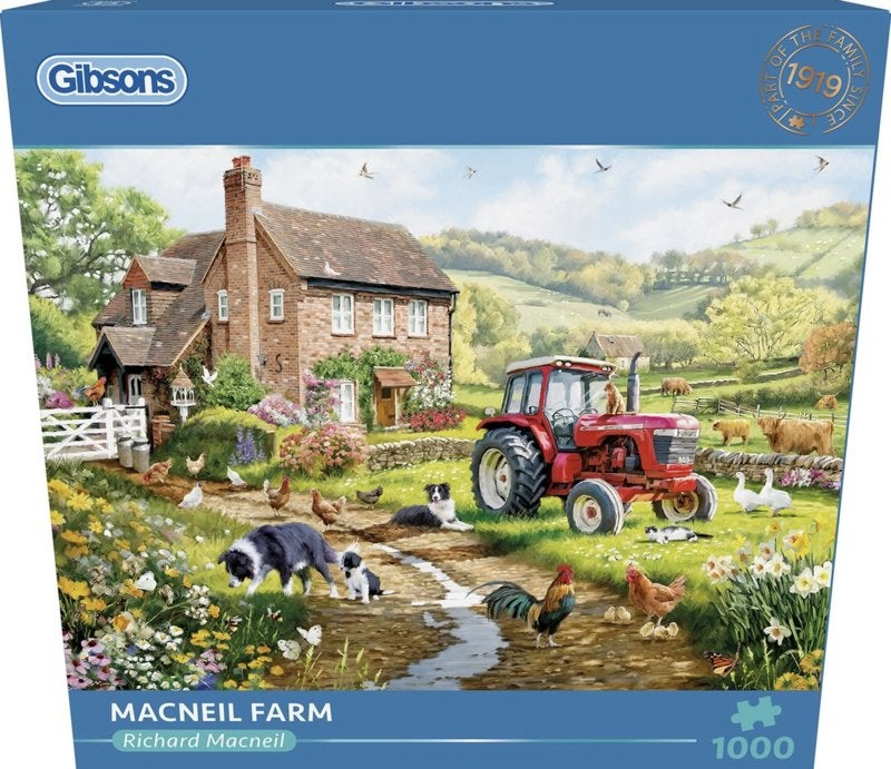 Gibsons - MacNeil Farm - 1000 stukjes, Ophalen of Verzenden, 500 t/m 1500 stukjes, Nieuw, Legpuzzel