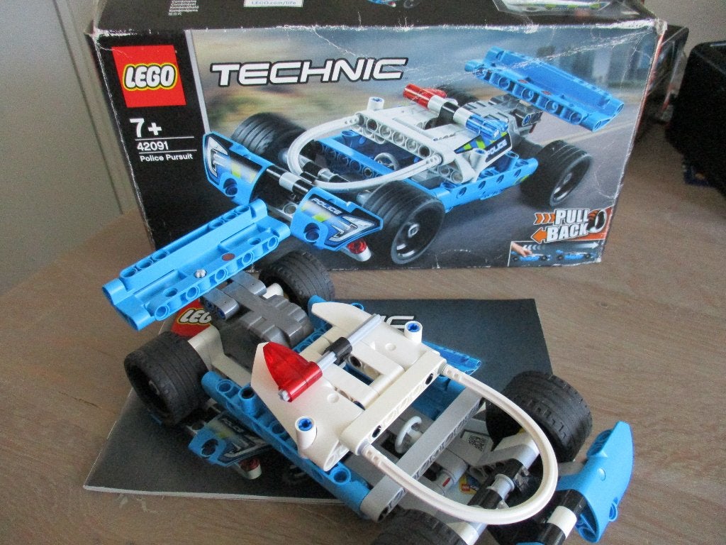 Lego Technic - Police Pursuit - 42091, Kinderen en Baby's, Speelgoed | Duplo en Lego, Ophalen of Verzenden, Gebruikt, Complete set