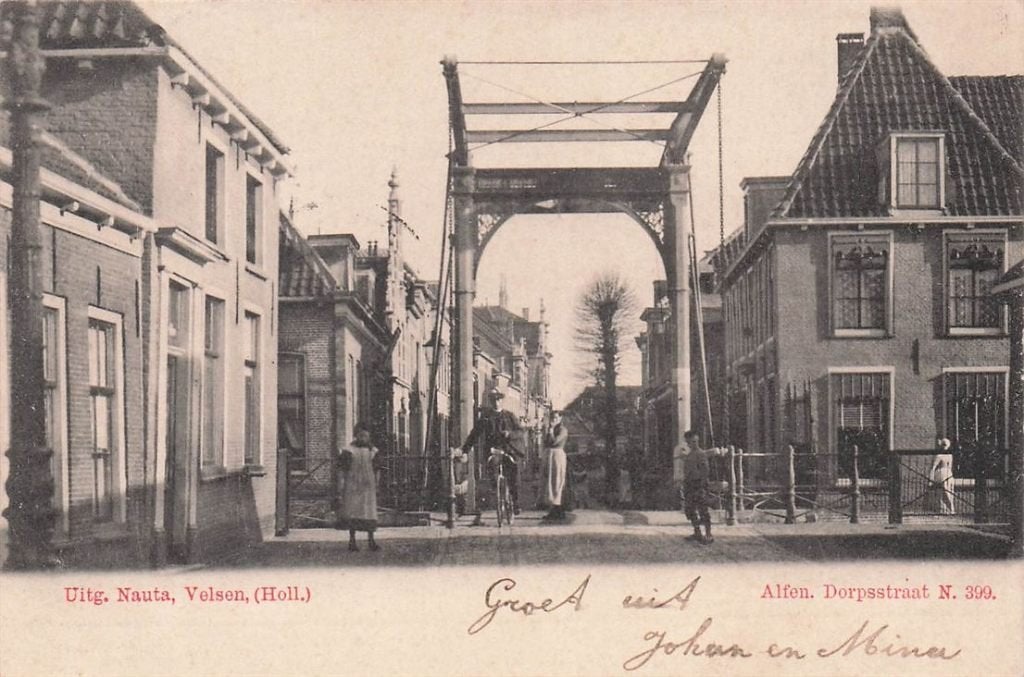 703-146-013 Alphen aan den Rijn Alfen Dorpsstraat, Verzenden, Voor 1920, Zuid-Holland