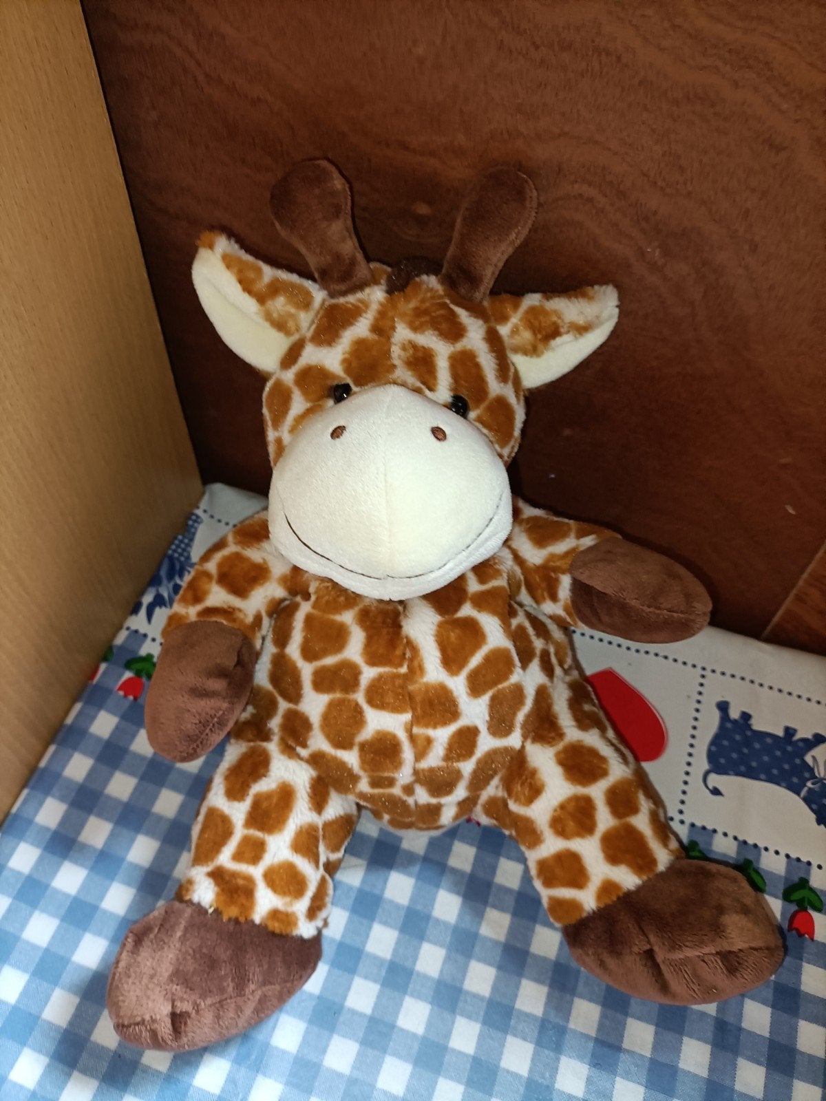 Bambia giraffe handpop 25 cm groot, Ophalen of Verzenden, Zo goed als nieuw, Overige typen