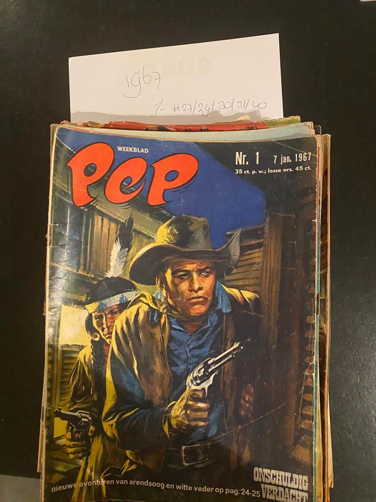 Jaargang PEP 1967, Meerdere comics, Ophalen, Gelezen, Europa