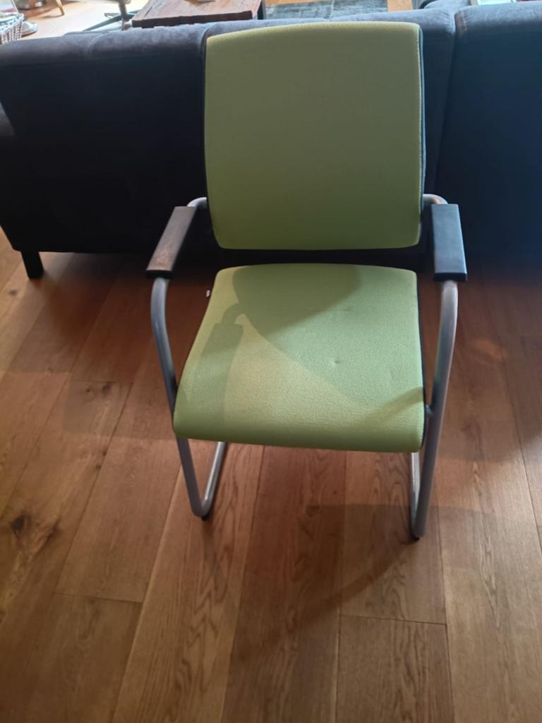 Groene bureaustoelen (2x), merk Sedus, Ophalen, Groen