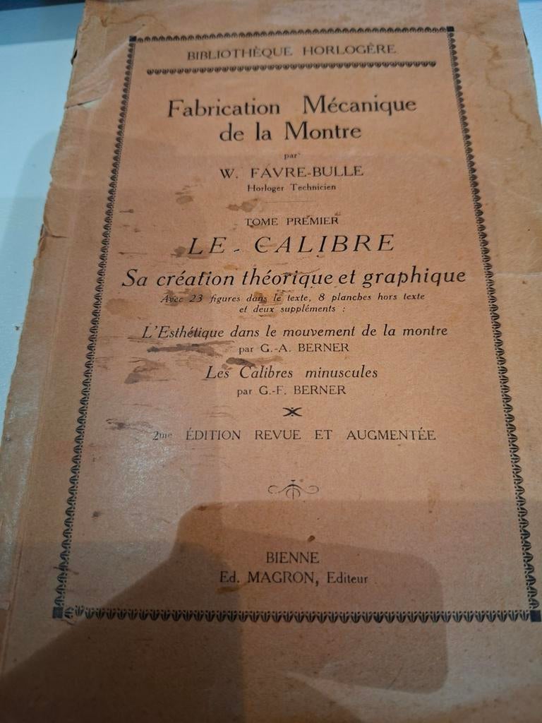 Franstalig boek horlogemaker 1915 - Compleet met tekeningen, Ophalen of Verzenden