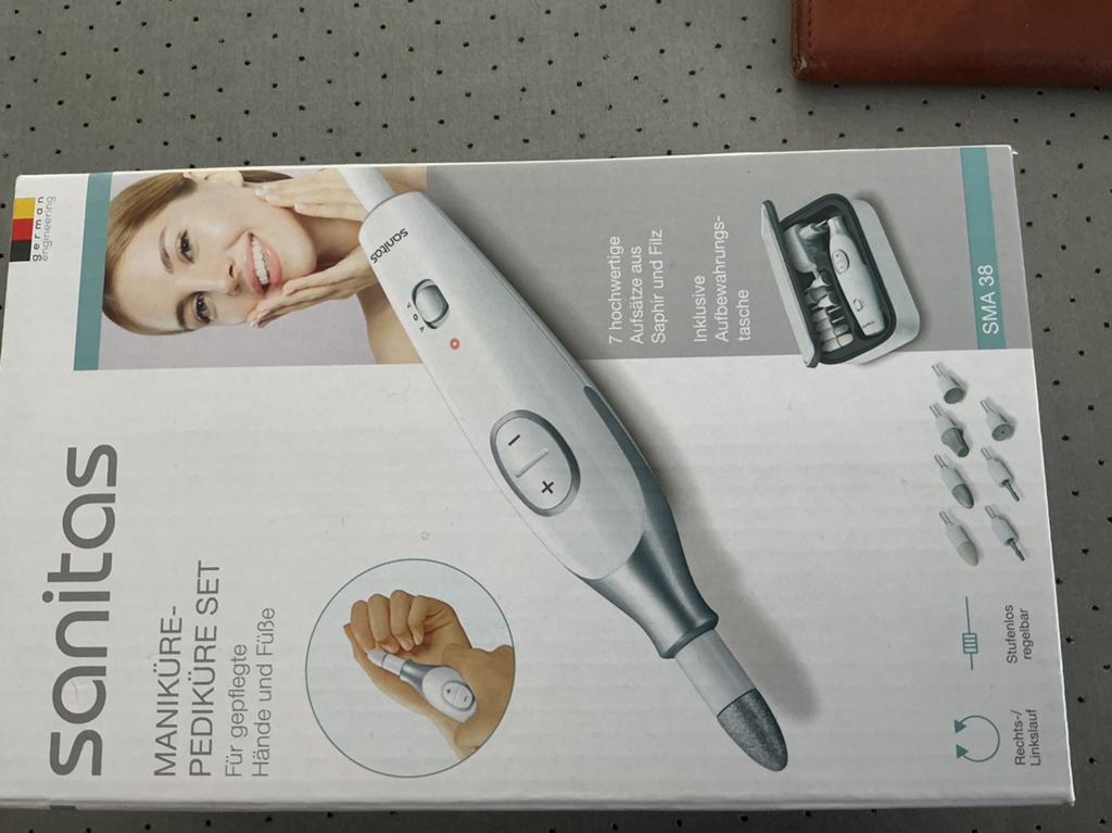 Sanitas manicure/pedicureset, Ophalen of Verzenden, Nieuw