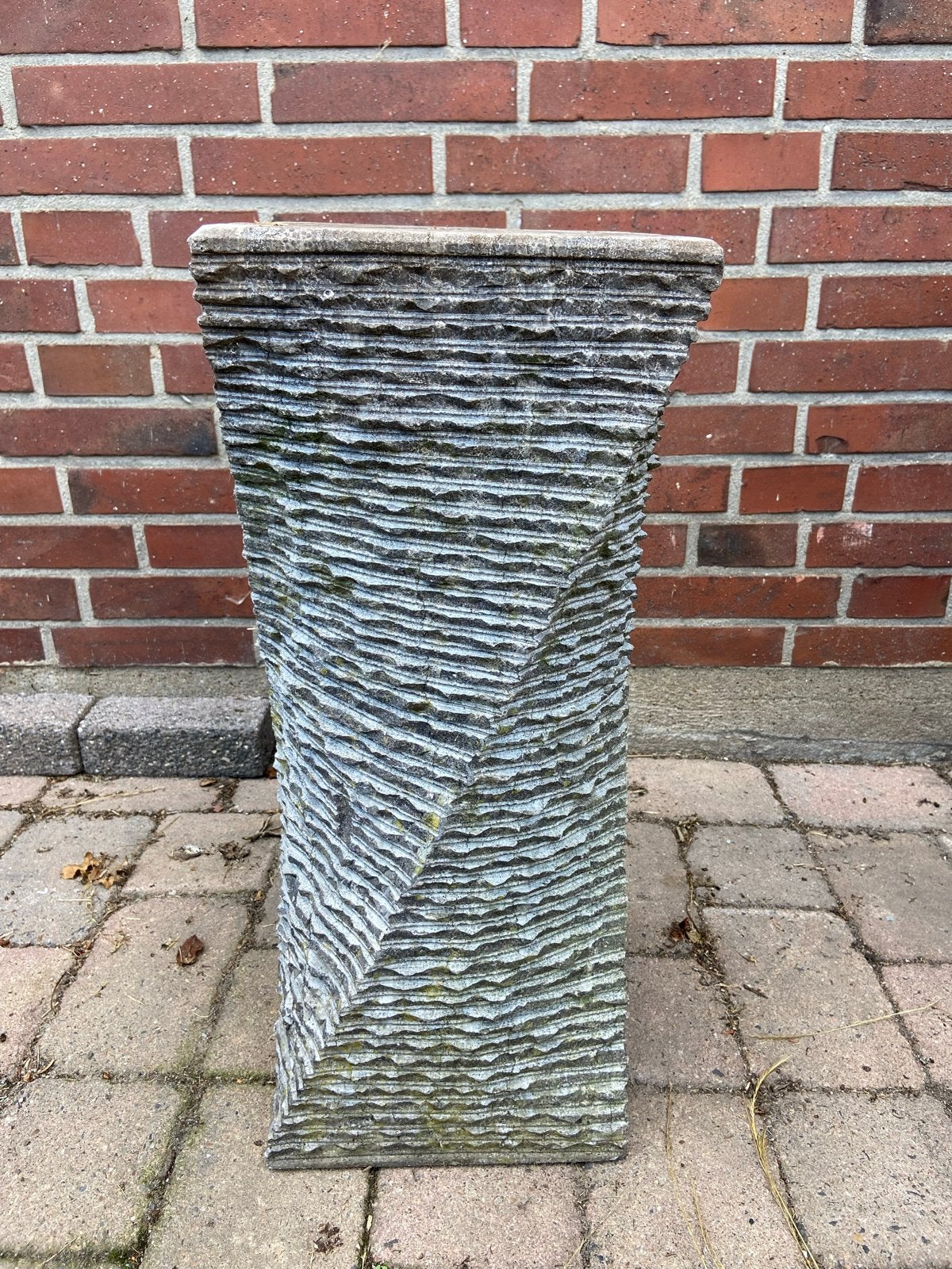 Granieten Zuil ‘Chiang’60 cm Waterornament of Sokkel, Ophalen, Gebruikt