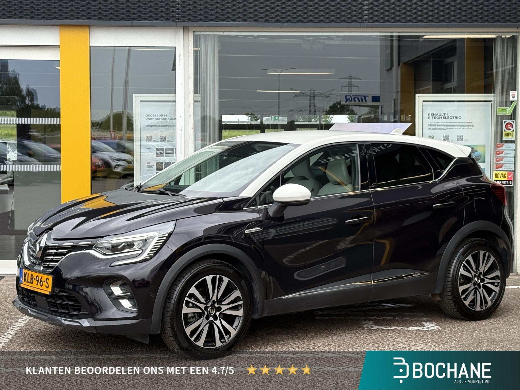 Renault Captur 1.6 E-Tech Plug-in Hybrid 160 Initiale Paris, Auto's, Renault, Gebruikt, Bedrijf, Hybride Elektrisch/Benzine, SUV of Terreinwagen
