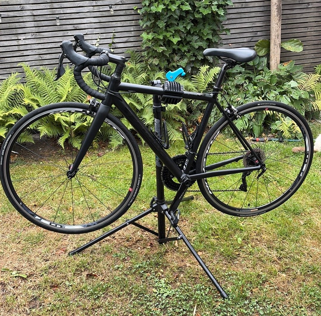 Stevens Aspin racefiets matzwart, maat 50 (2022), 28 inch, Gebruikt, Carbon, 49 tot 53 cm