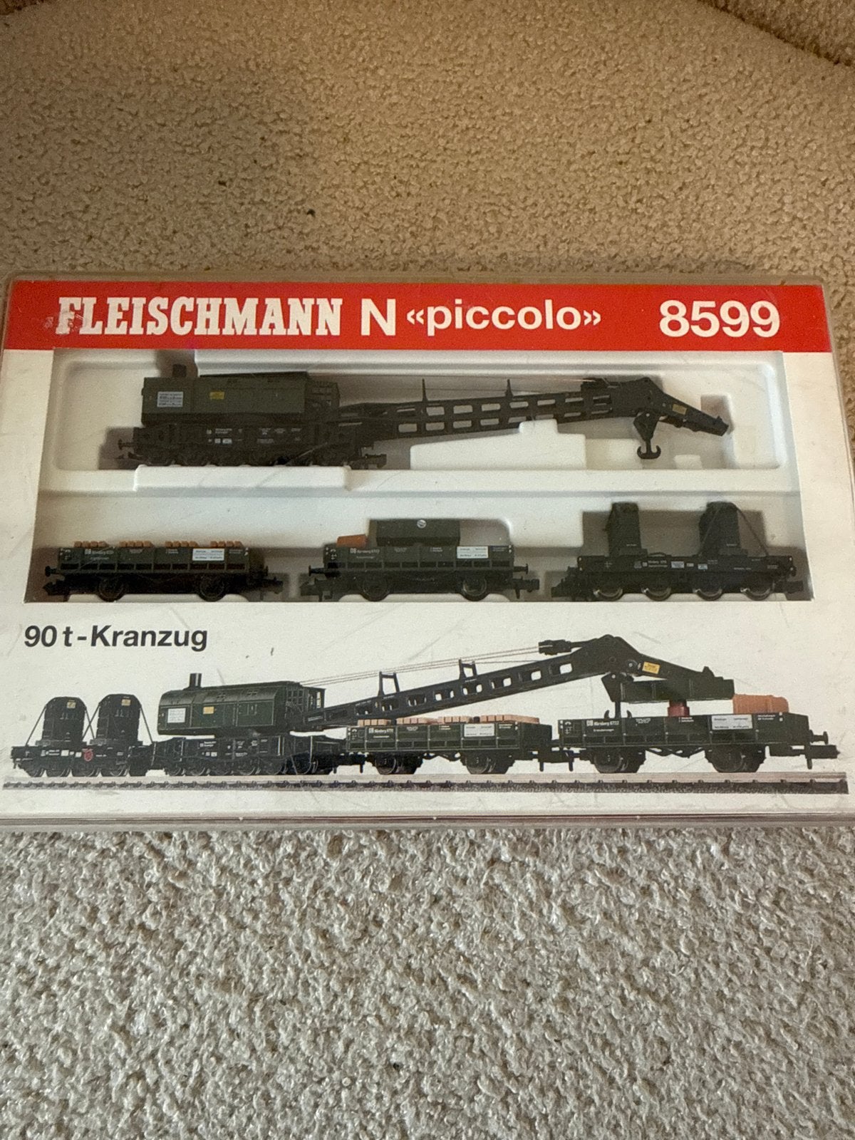 Fleischmann N Piccolo 8599 90 t-Kranzug Treinset