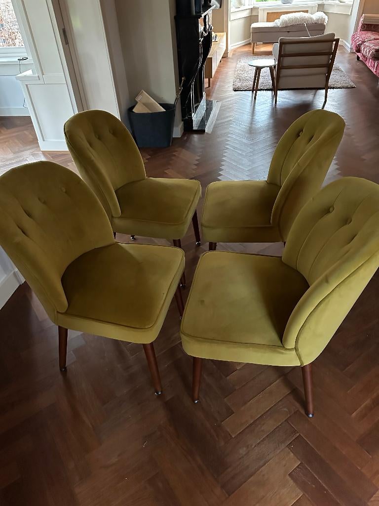 Stoel eetkamer Margot (van Made com), Huis en Inrichting, Stoelen, Ophalen, Zo goed als nieuw, Overige kleuren, Stof