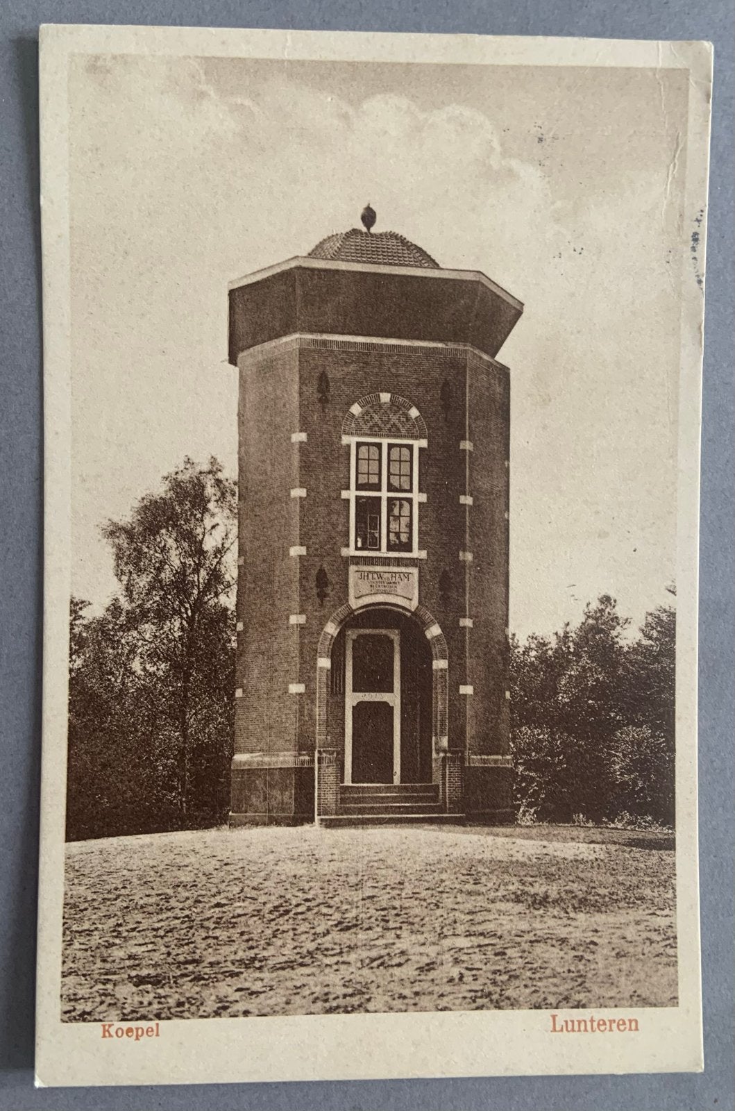 Koepel Lunteren Gelderland 1928, Verzenden, 1920 tot 1940, Gelopen, Gelderland