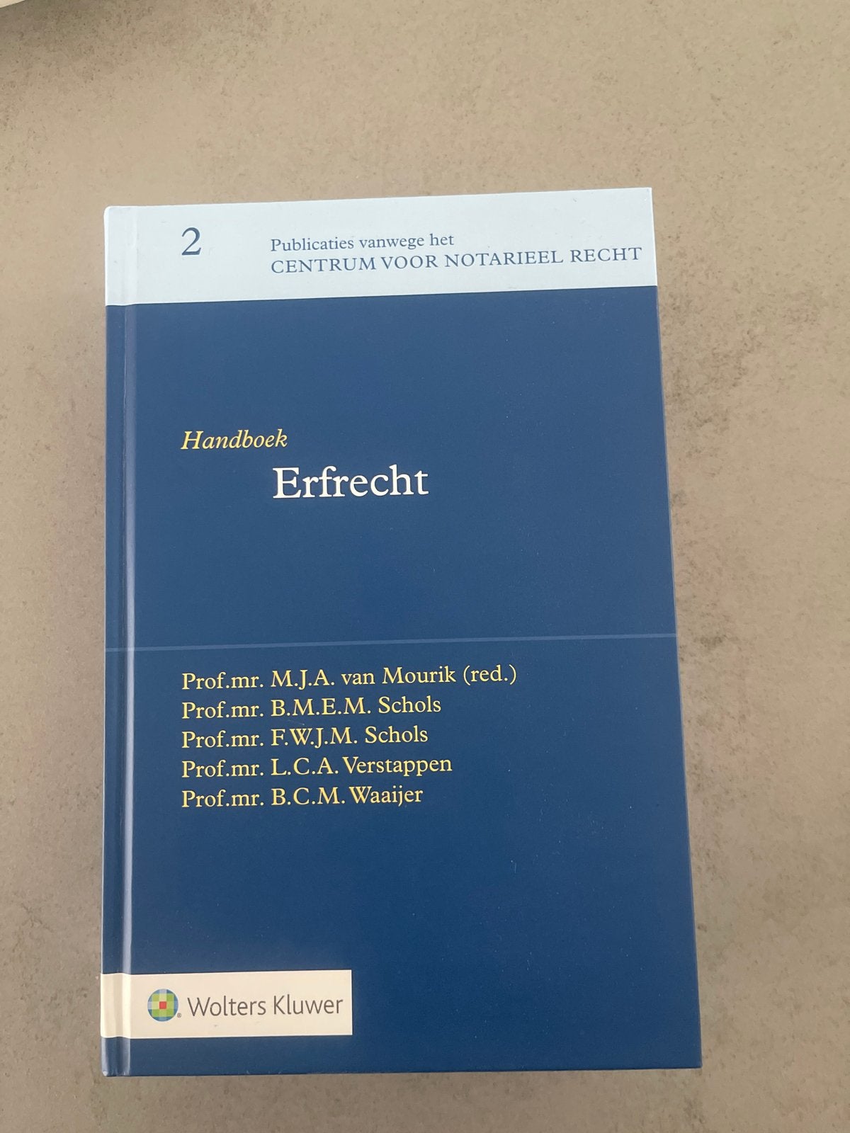 Handboek Erfrecht - Publicaties Notarieel Recht, Ophalen of Verzenden, Gamma, Zo goed als nieuw, WO