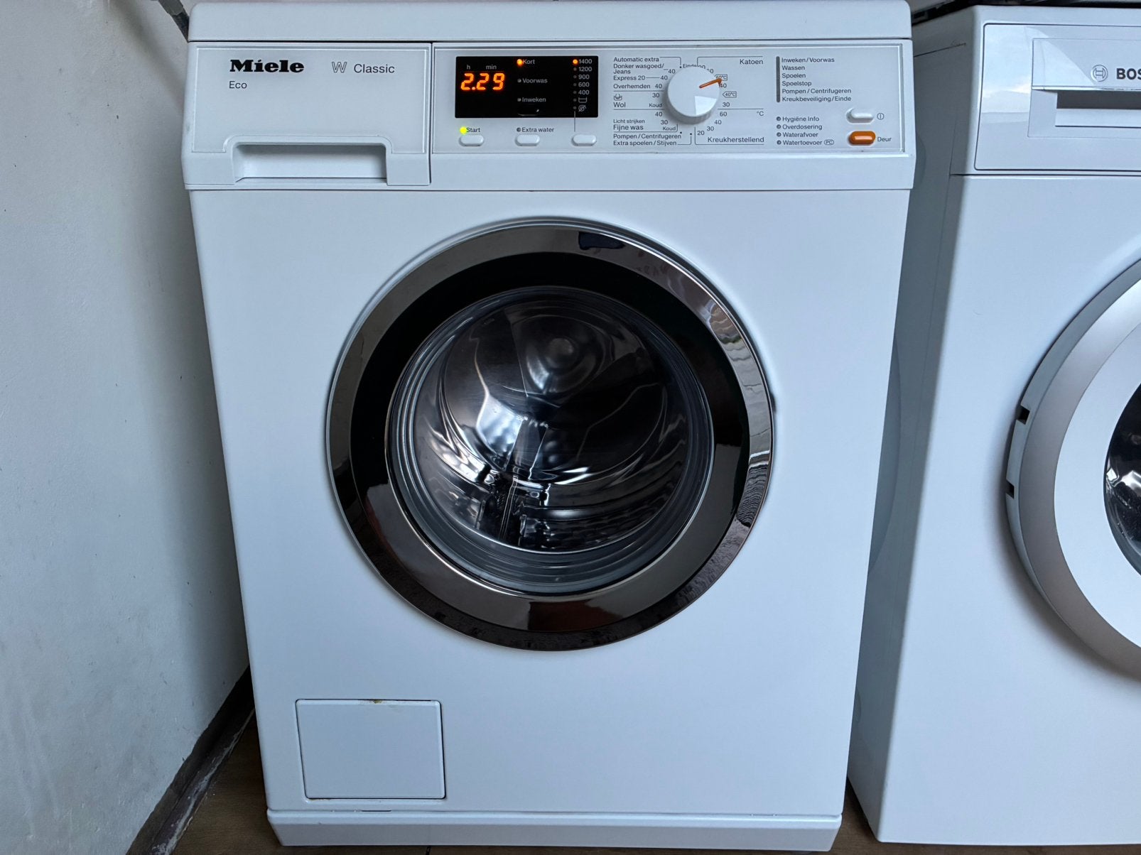 In Nieuwstaat Weinig gebruikt Miele W Classic, Witgoed en Apparatuur, Miele, Ophalen of Verzenden, Voorlader, 85 tot 90 cm