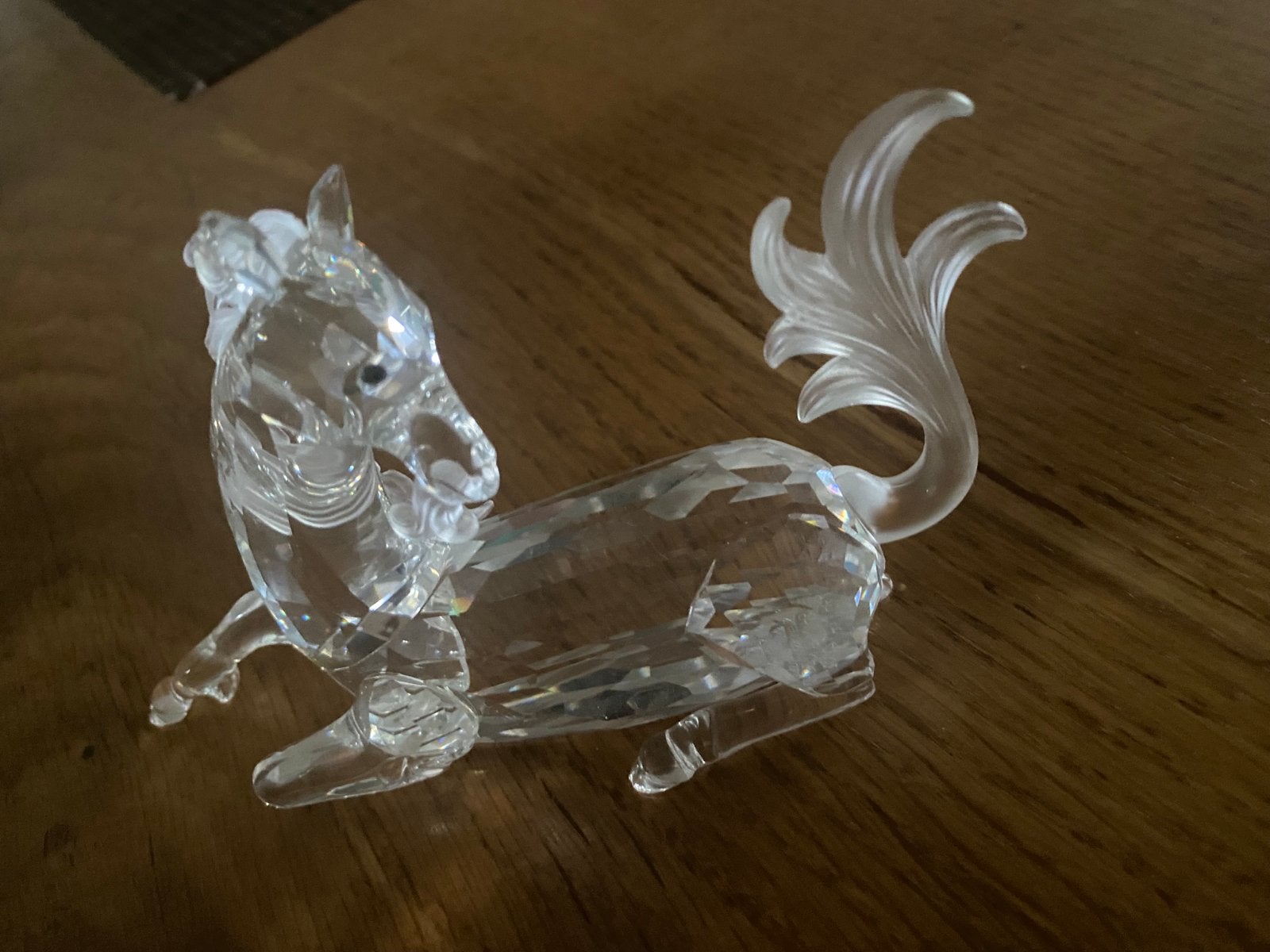 Swarovski Eenhoorn Jaarstuk, hoorn los met Originele Doos, Ophalen, Gebruikt, Figuurtje