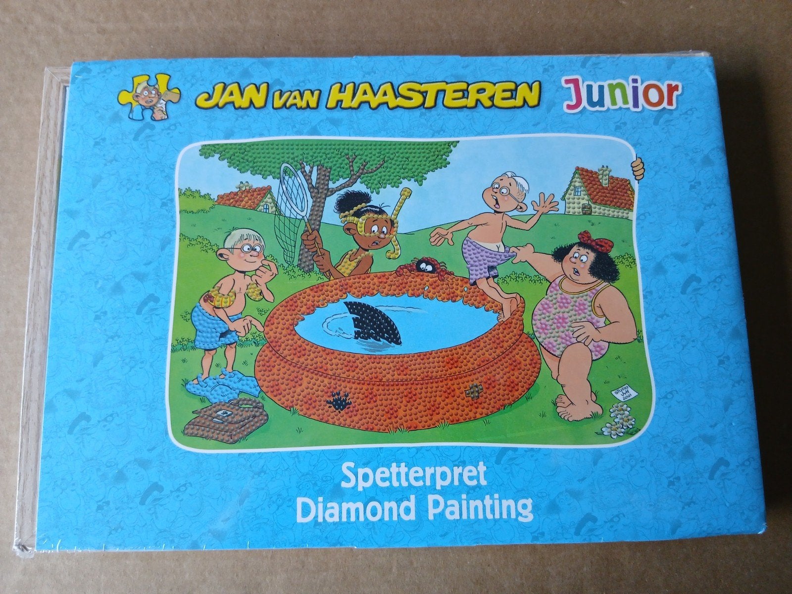 Jan v Haasteren Junior Spetterpret Diamond Painting Nieuw, Nieuw, Ophalen of Verzenden, Overige merken, Diamond painting