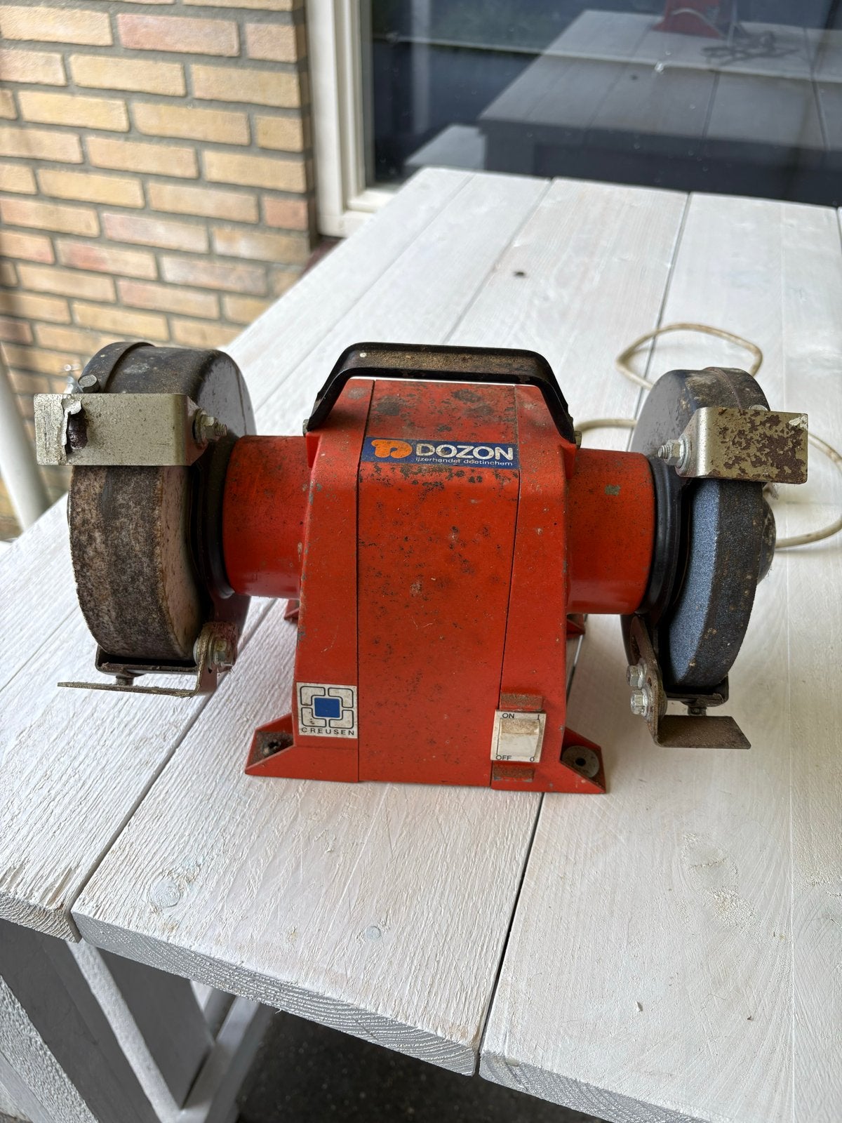 Creusen DS 7150 TS Werkbankslijpmachine - Gebruikt, Ophalen of Verzenden, Gebruikt, Minder dan 700 watt, Werkbankslijpmachine
