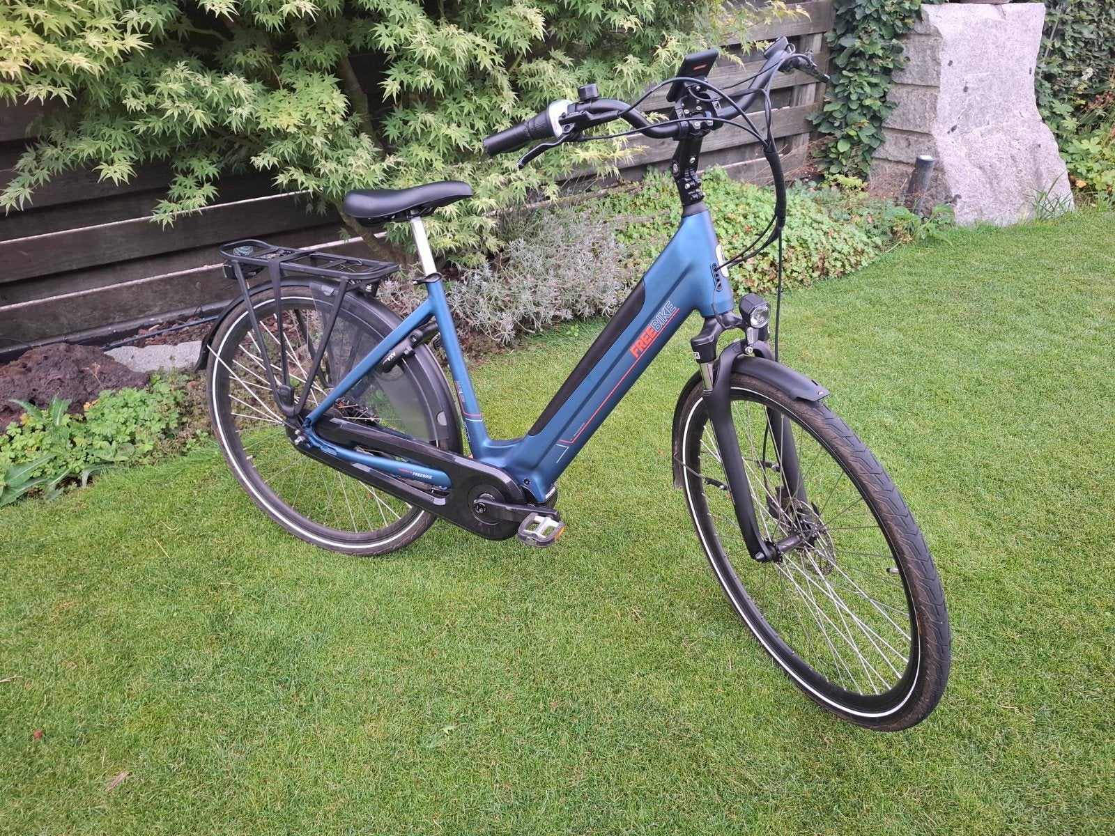 freebike harlem met middenmotor 2000km  maat 51   630wh accu, Overige merken, Ophalen of Verzenden, Zo goed als nieuw, 51 tot 55 cm