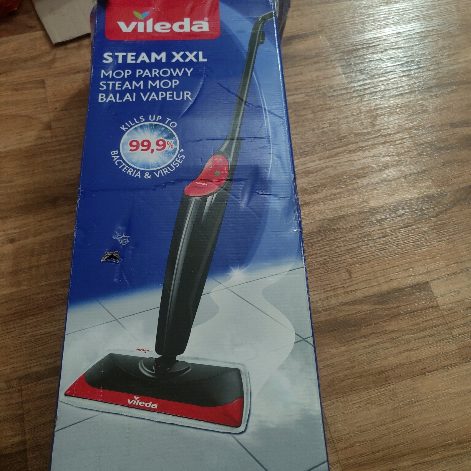 Vileda Steam XXL Stoommop, Witgoed en Apparatuur, Stofzuigers, Overige merken, Gebruikt, Ophalen of Verzenden, Stoomreiniger