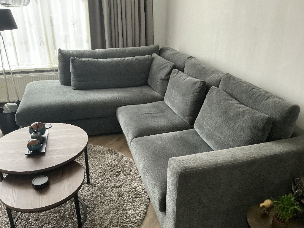 Hoek bank, Huis en Inrichting, Banken | Bankstellen, 250 tot 300 cm, Gebruikt, Hoekbank, 75 tot 100 cm
