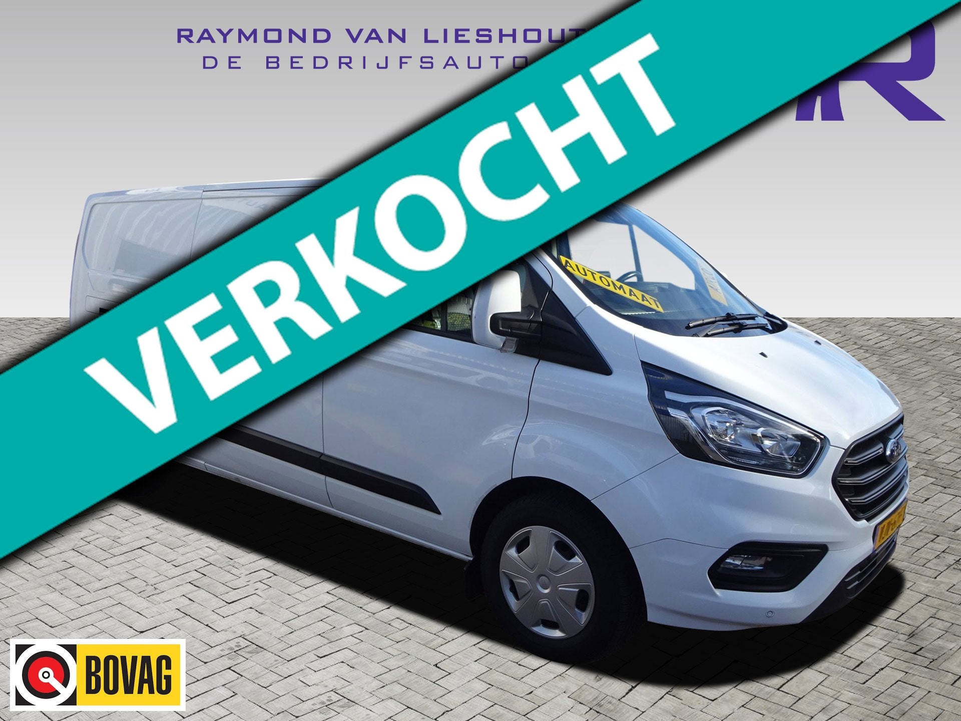 Ford Transit Custom 300 2.0 TDCI L2H1 Trend AUTOMAAT 3 ZITTE, Auto's, Dealer onderhouden, 4 cilinders, Wit, Origineel Nederlands