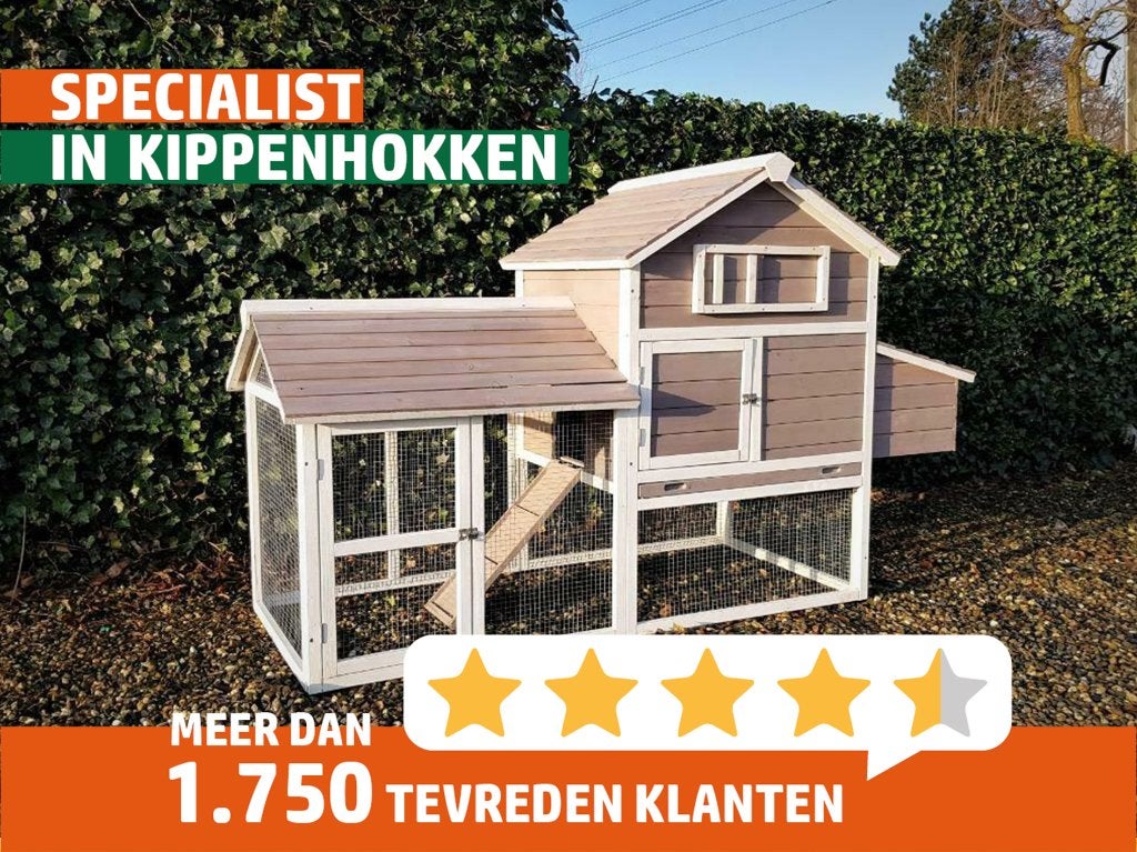 Kippenhok Eggy L - 50% korting!