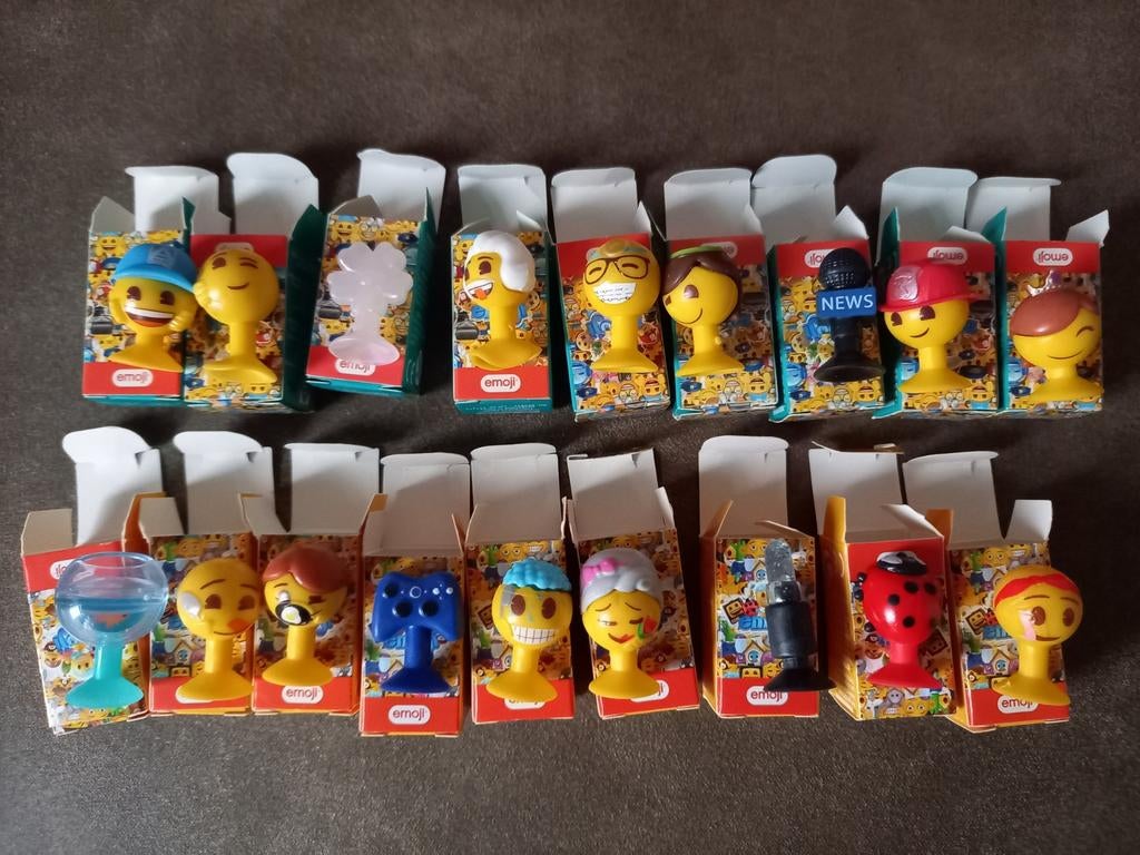 Leuke Emoji figuurtjes  / poppetjes ,Nieuw in doosje!, Ophalen of Verzenden, Nieuw