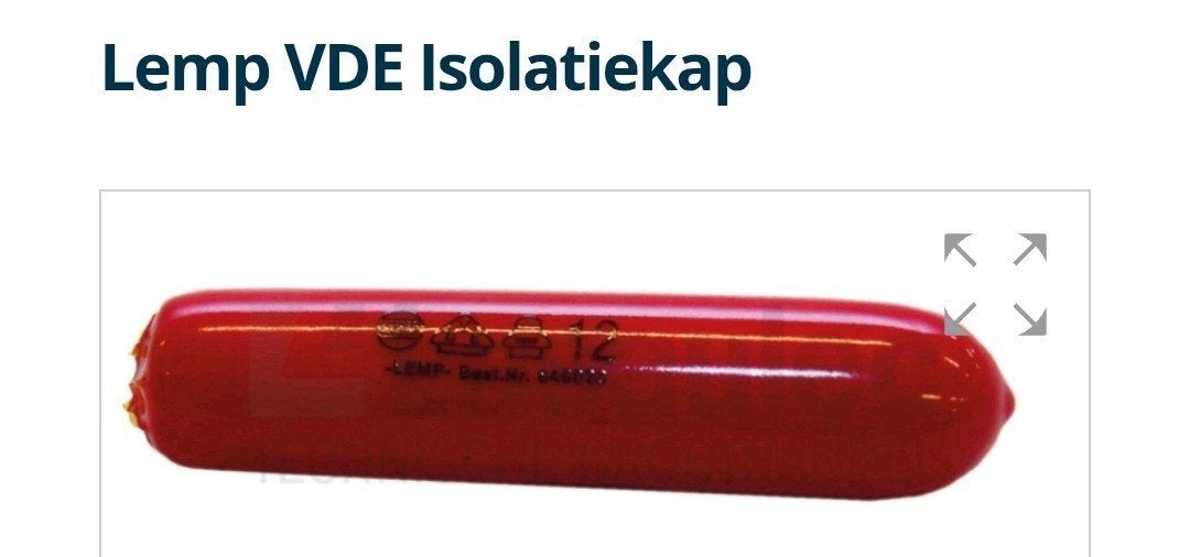 Lemp VDE Isolatiekap - Bescherming voor Elektro, Ophalen of Verzenden, Nieuw