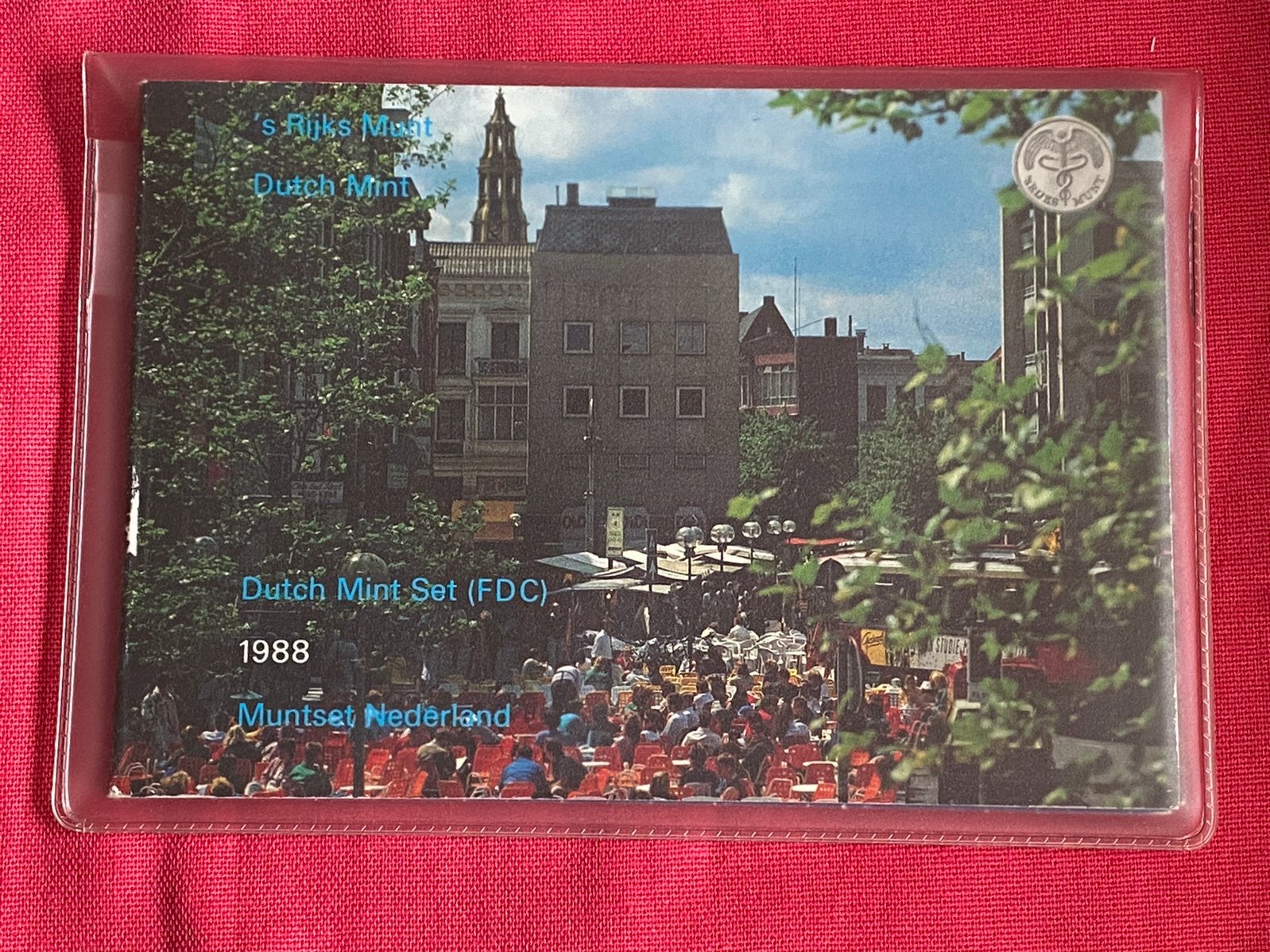 FDC Muntset / UNC Jaarset uit 1988 Beatrix Thema Groningen, Verzenden, Koningin Beatrix, Setje