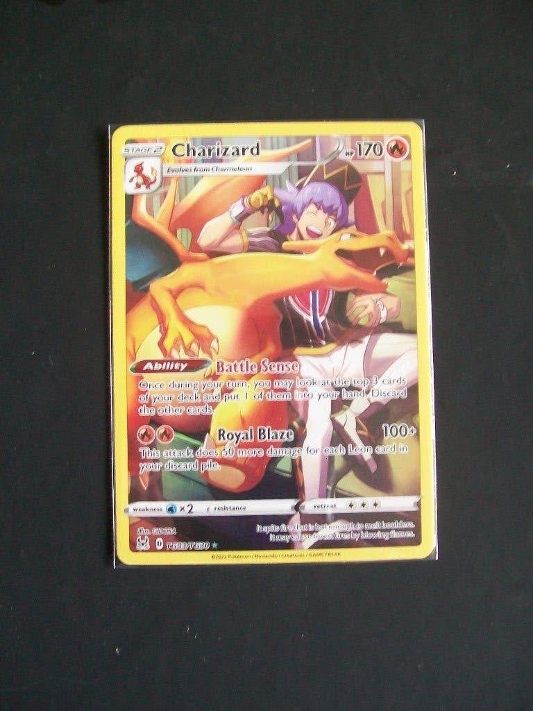4161: Nieuwe Pokemon Kaart CHARIZARD hp 170 (TG03/TG30), Verzenden, Nieuw, Losse kaart, Foil
