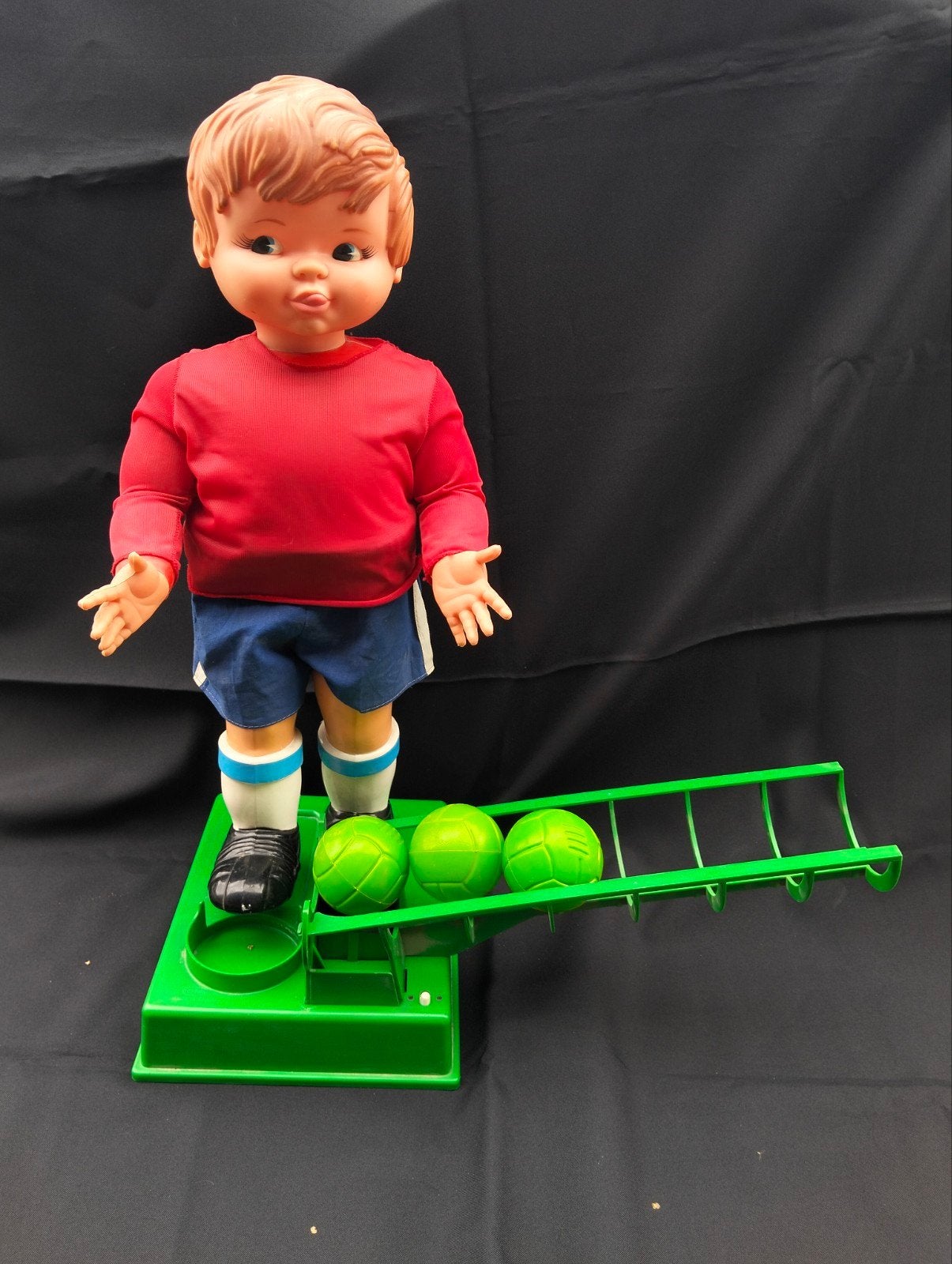 zeldzame Vintage Geyper voetbalpop - Made in Spain - Jaren ', Verzenden, Gebruikt, Overige typen