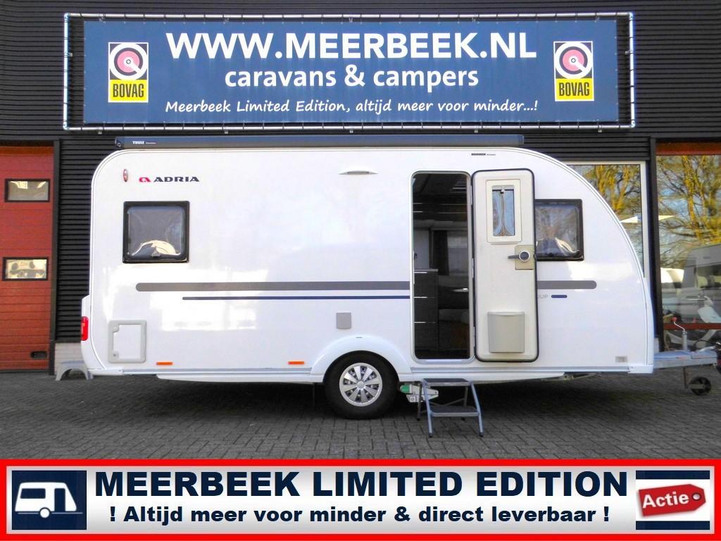 Adria Adora 462 PU +MOVER +LUIFEL +VLOERVER, Caravans en Kamperen, Caravans, Schokbreker, Rondzit, Tot en met 4, 1000 - 1250 kg