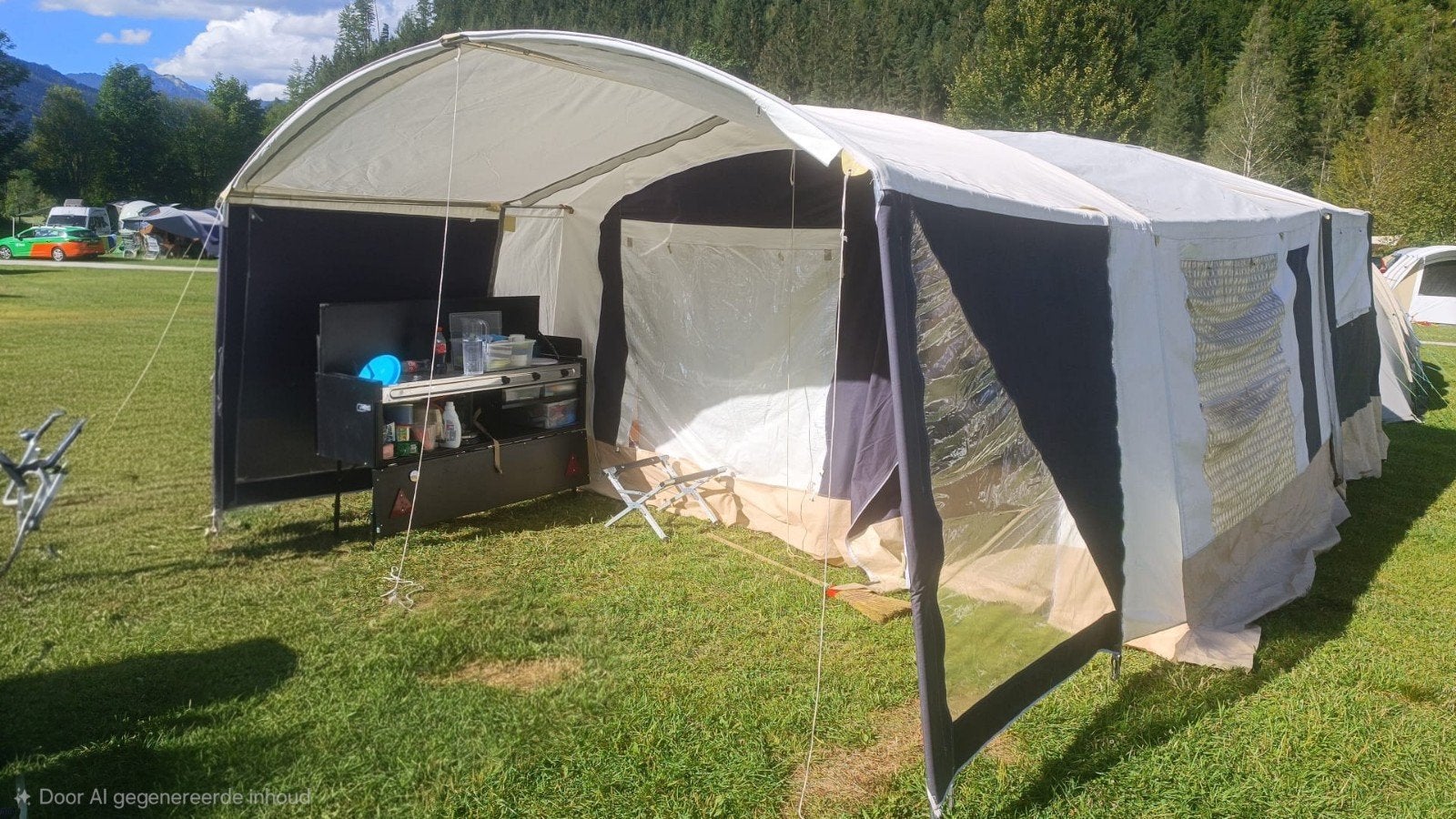 Trigano Gallion 2011 Vouwwagen - Ruime en Comfortabele Campe, Caravans en Kamperen, Vouwwagens, Ophalen, Trigano, Meerkleurig