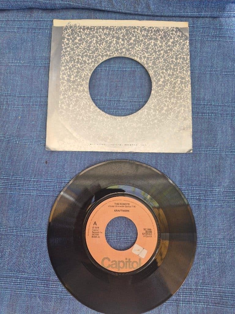 Kraftwerk - The Robots, Gebruikt, Originele persing, 7 inch, Ophalen of Verzenden