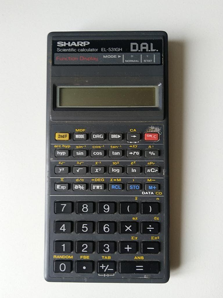 sharp scientific calculator EL-531GH, Diversen, Ophalen of Verzenden, Gebruikt