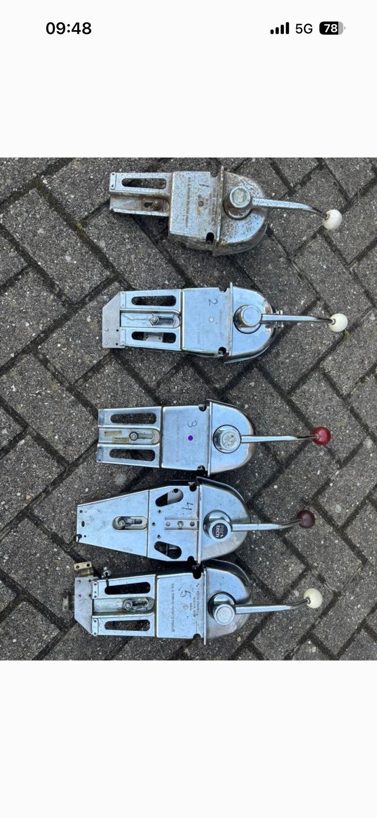 Morse 1 handle bediening, Ophalen, Gebruikt, Motor en Techniek